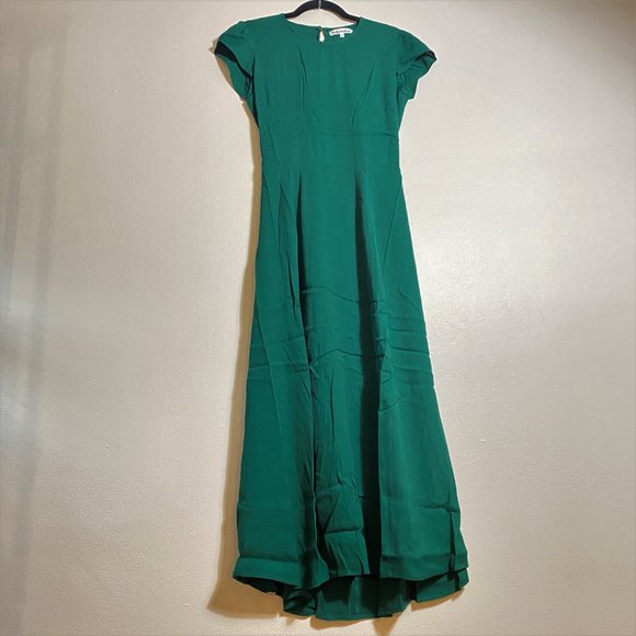 Reformation Gavin Dress in Emerald - Picture 7 of 11